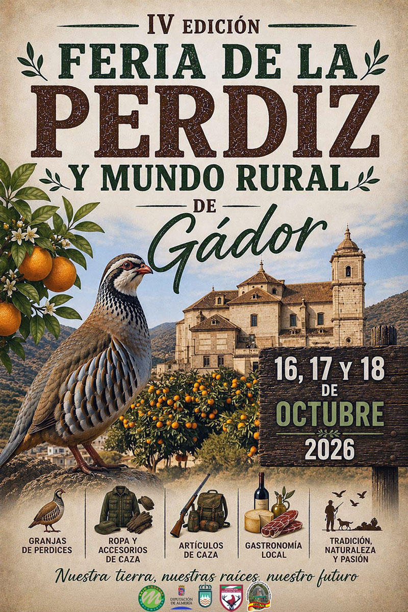 IV Feria de Perdiz con Reclamo y Mundo Rural de Gádor 2026